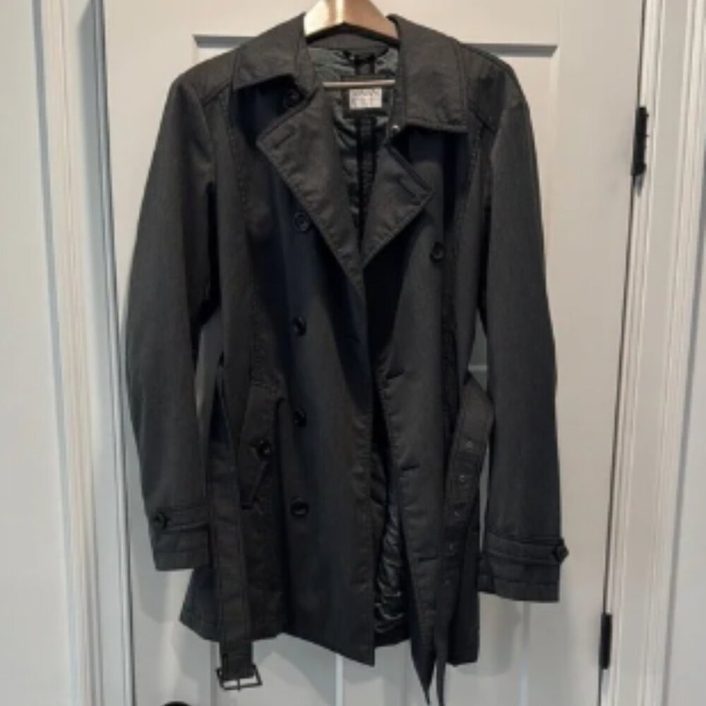 Men’s Armani Collezioni Grey Raincoat